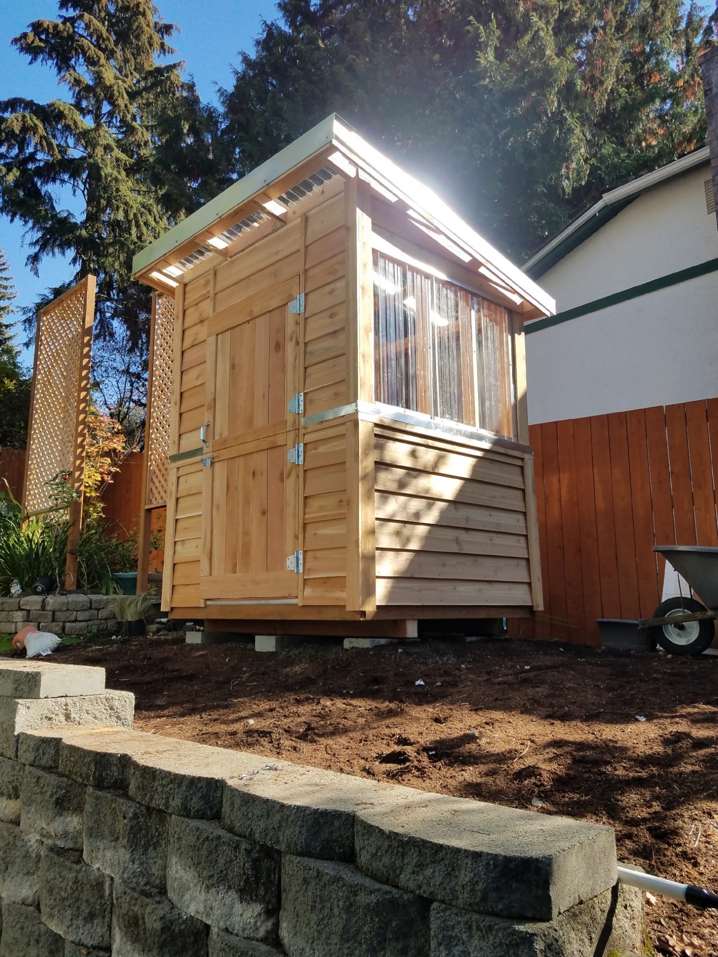 6x6 greenhouse shed