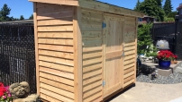 8X4 Garden Hutch Shed - Standard