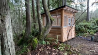 8x6 Cedar Greenhouse