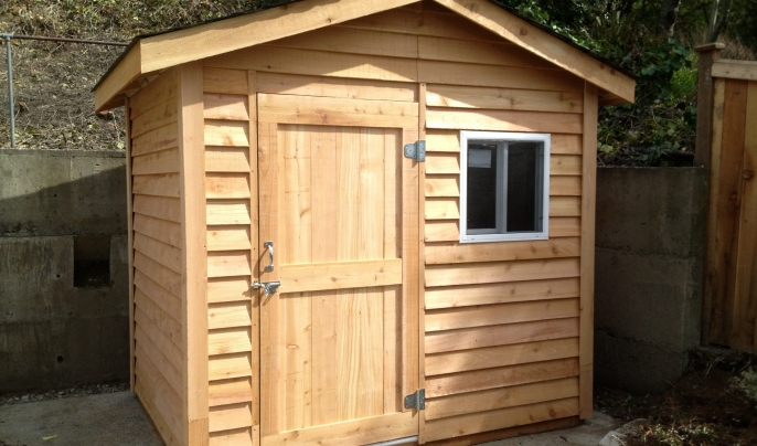 8X6 Cedar Shed - Standard