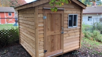 8x8 Cedar Shed - Standard